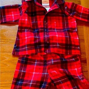 Christmas Flannel Pjs 12m